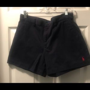 Ralph Lauren black cotton shorts sz 6